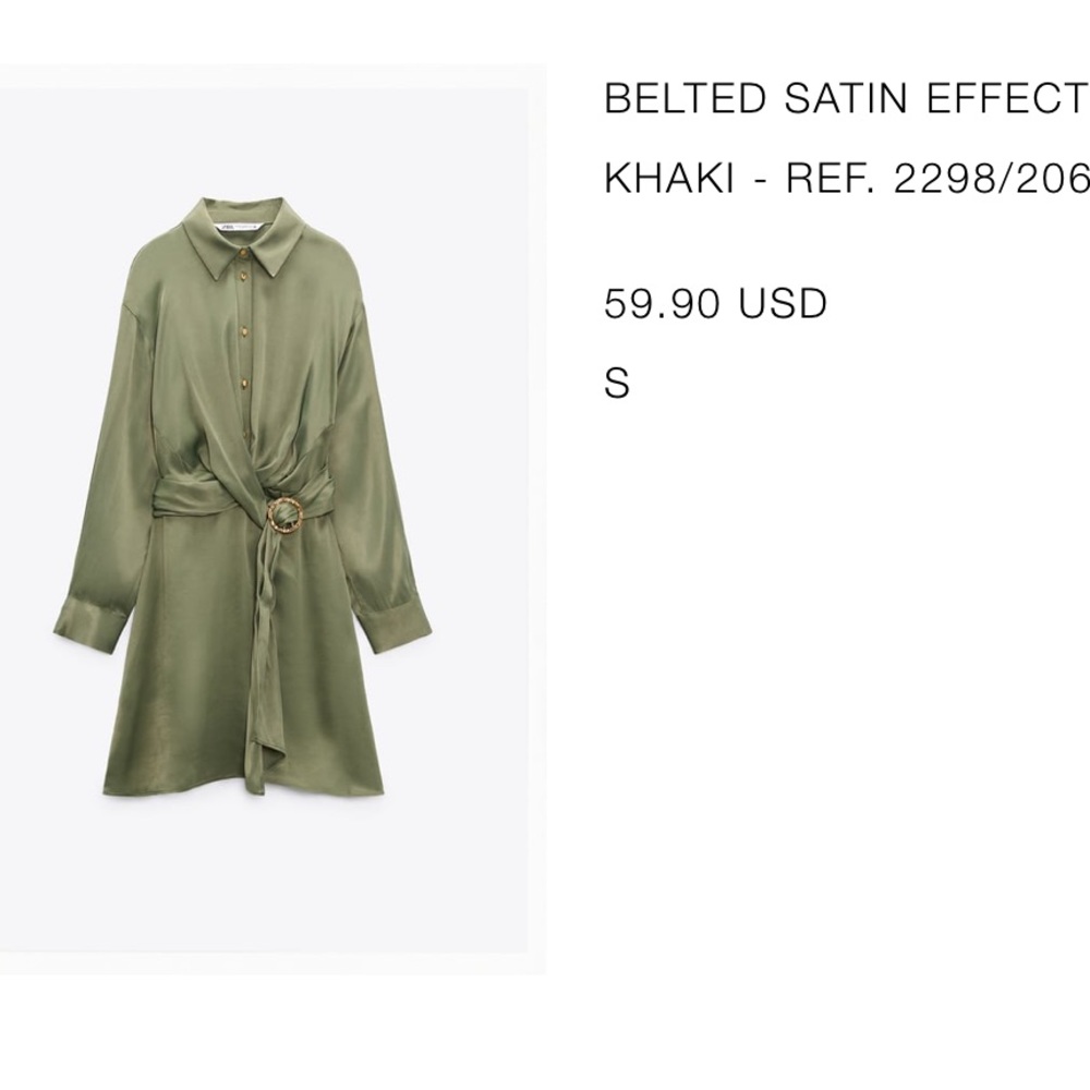 Zara dress size XS